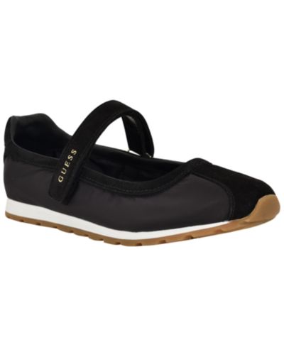 GUESS Women's Treece Suede Sporty Mary Jane Sneakers