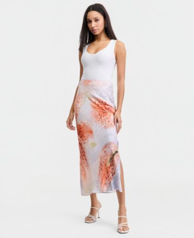 Bar III Женский Satin Pencil Skirt