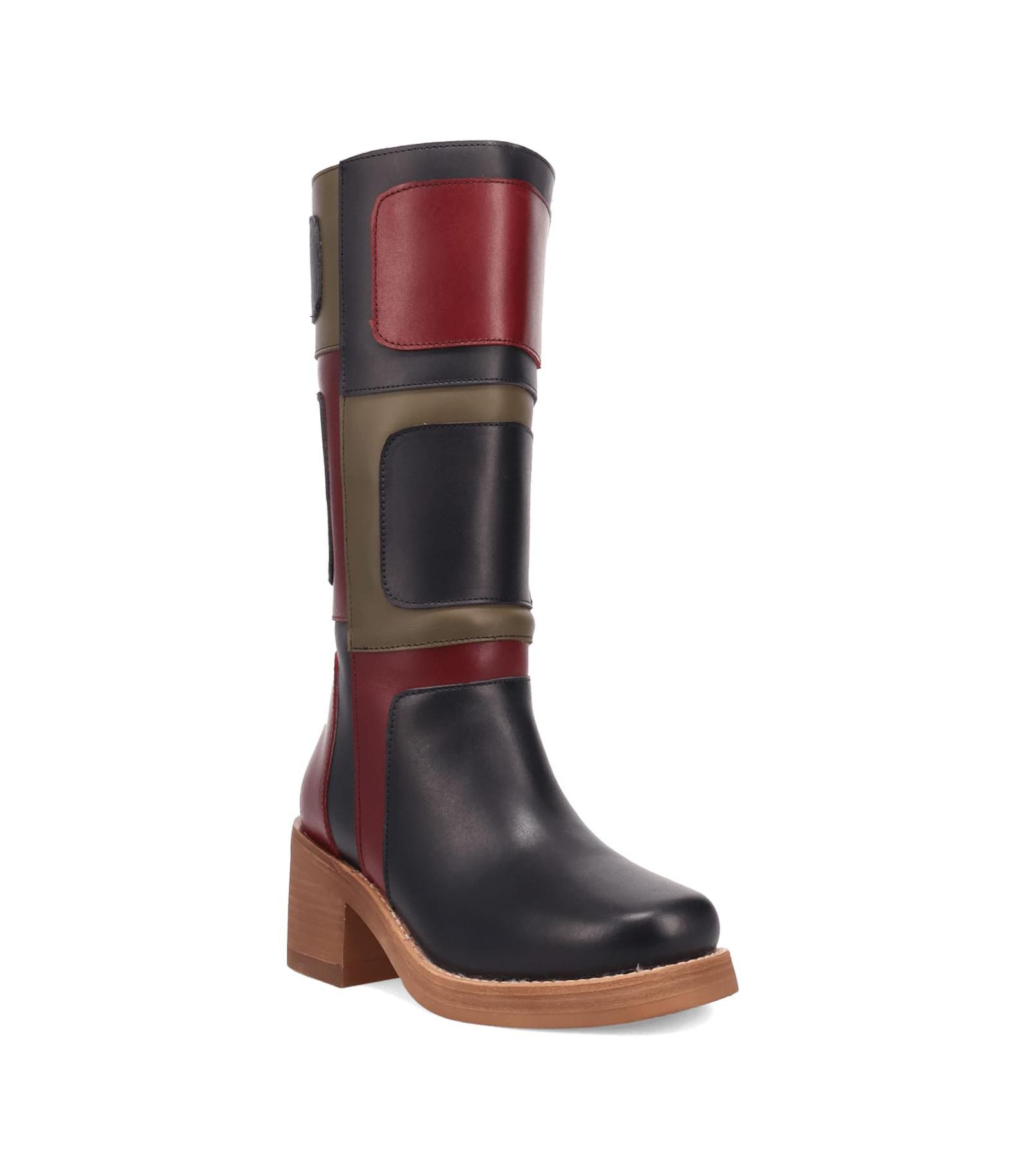 Dingo Women's Patches Leather Boot