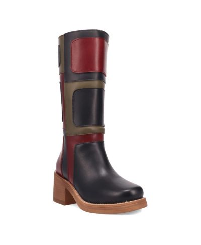 Dingo Women's Patches Leather Boot