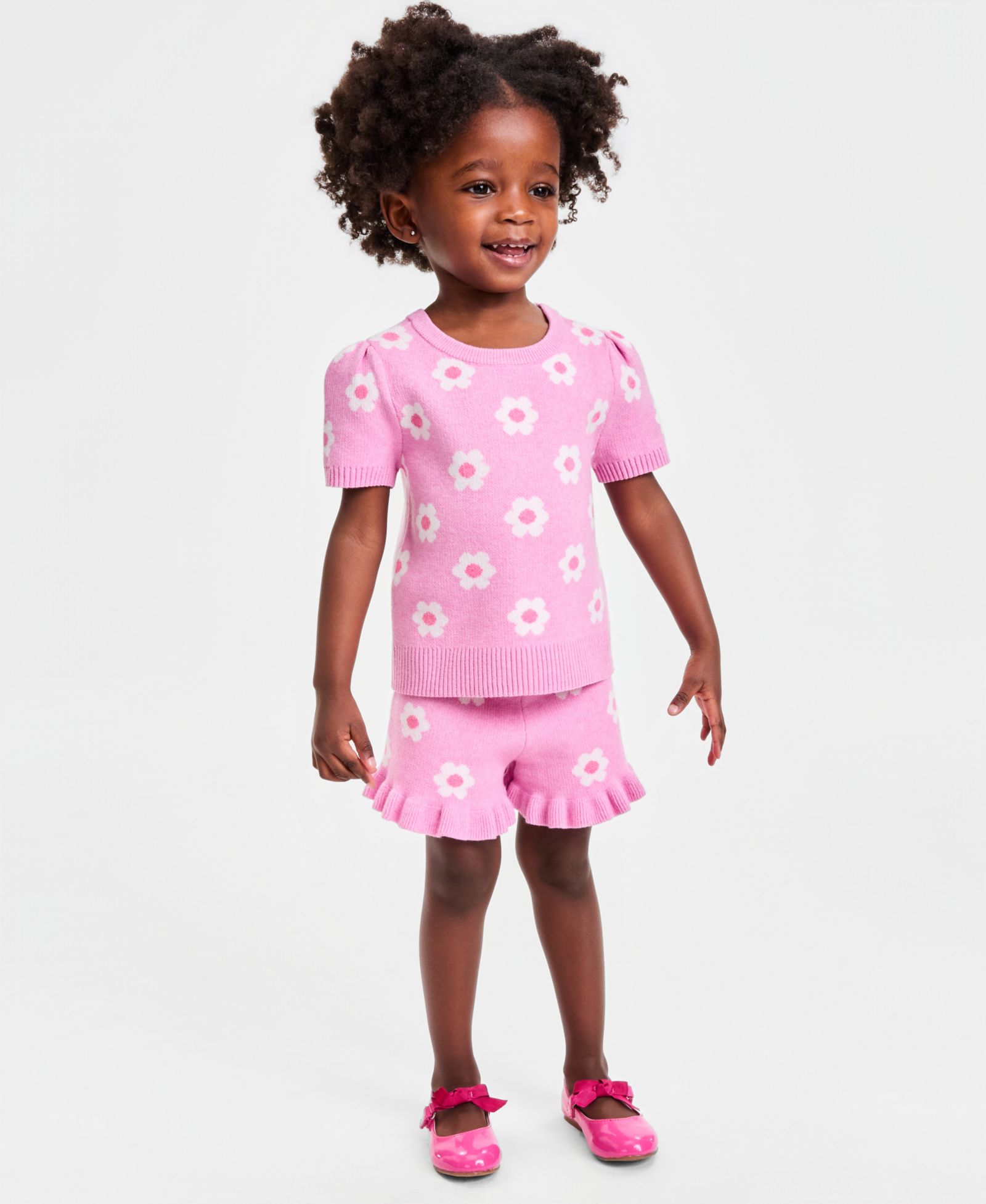 Детский комплект Epic Threads Flowers Sweater & Shorts, 2-Piece Set