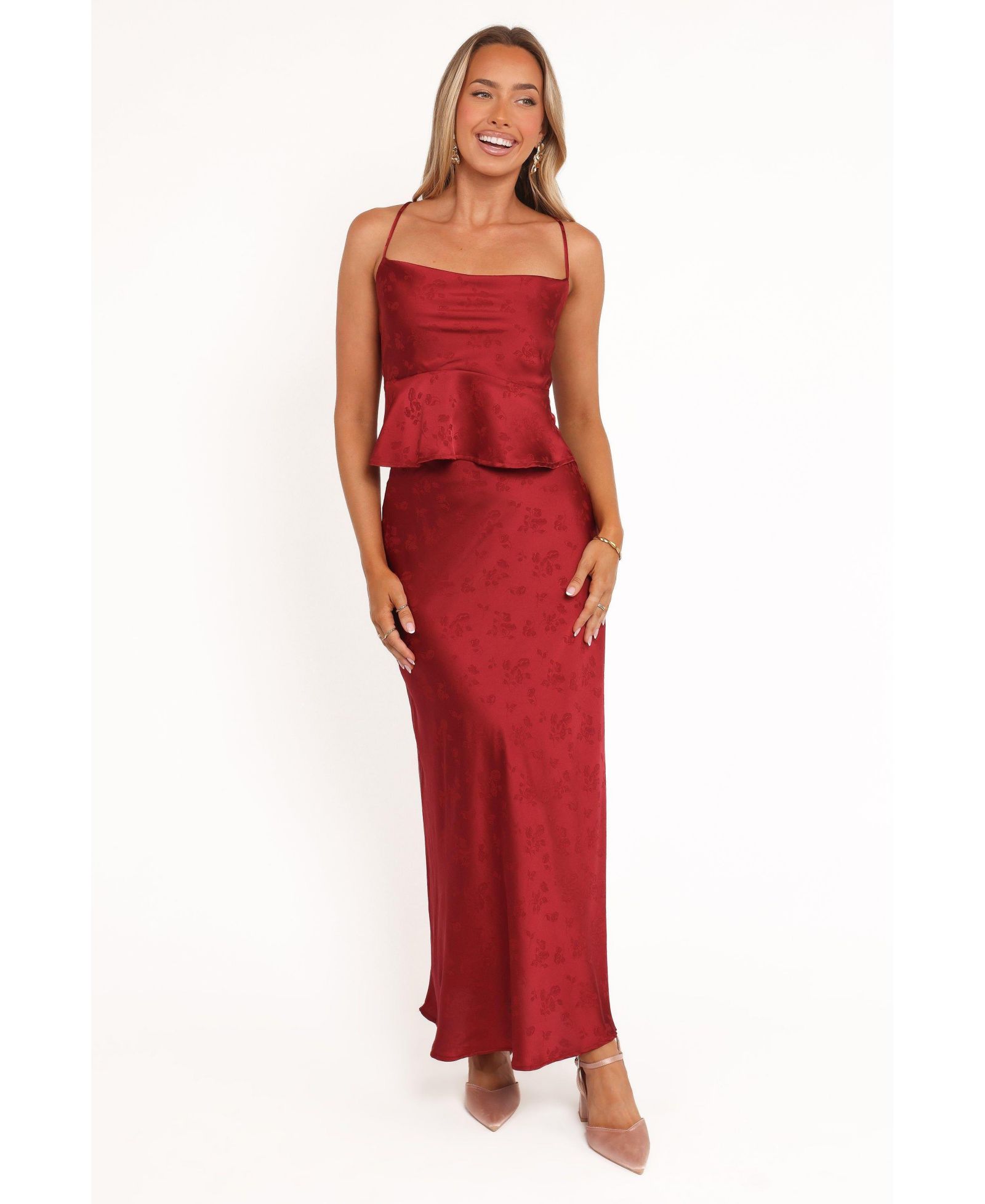 Женский комплект из двух предметов Petal and Pup Belle, Burgundy