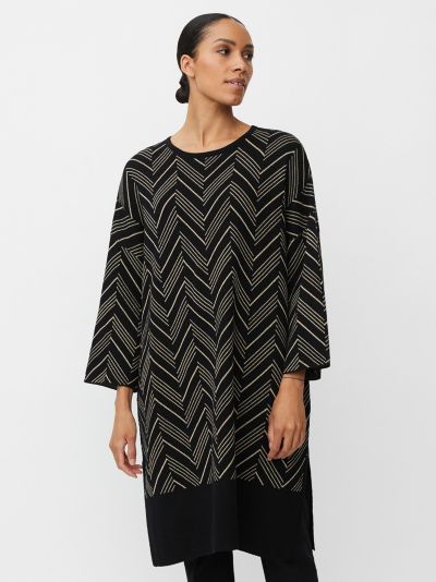 Masai Copenhagen Women's MaNuska3/4 Sleeve Loose Fit Midi Dress