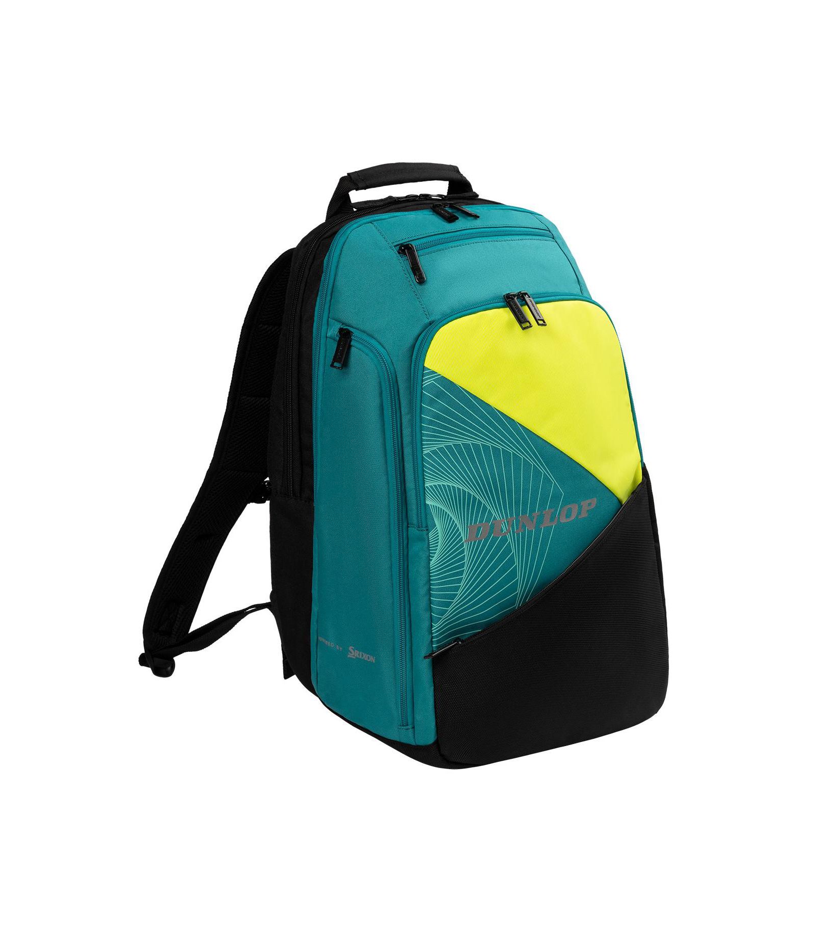 Рюкзак для тенниса Dunlop SX Performance - Blk/Yellow/Teal