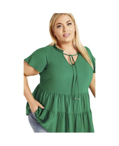 Avenue Women's Plus Size Lani Top