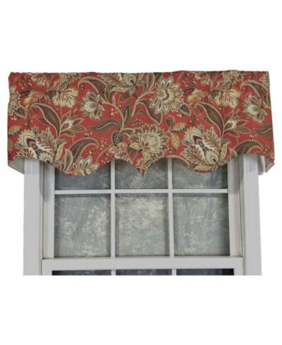 Занавеска Valdosta Regal Style 3" Rod Pocket Valance 50" x 17" Pompeii by RLF Home