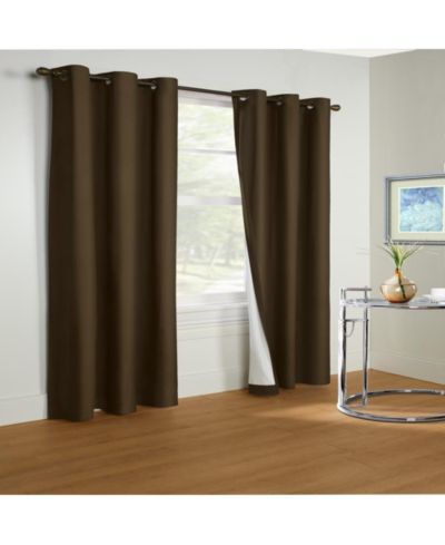 Штора Thermalogic Prelude Room Darkening Brown 40" x 84"