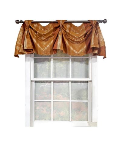 Декоративный ламбрекен RLF Home Nikoleta Celebration Hand Pleated Tabs 36" x 18"