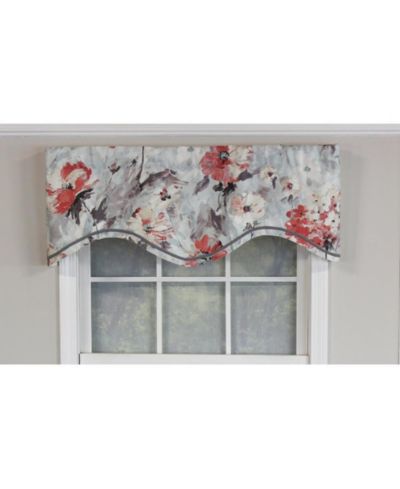 Декоративная занавеска RLF Home Tia Cornice, 3in Rod Pocket, 50in X 17in