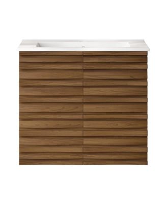 Swiss Madison Cascade Wall-Mounted Bathroom Vanity with Sink Top
