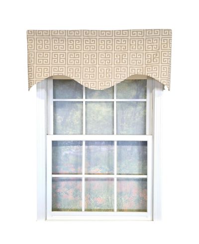 Занавеска RLF Home 100% хлопок Cornice с подкладкой из полиэстера/хлопка, серая, 50" x 17"