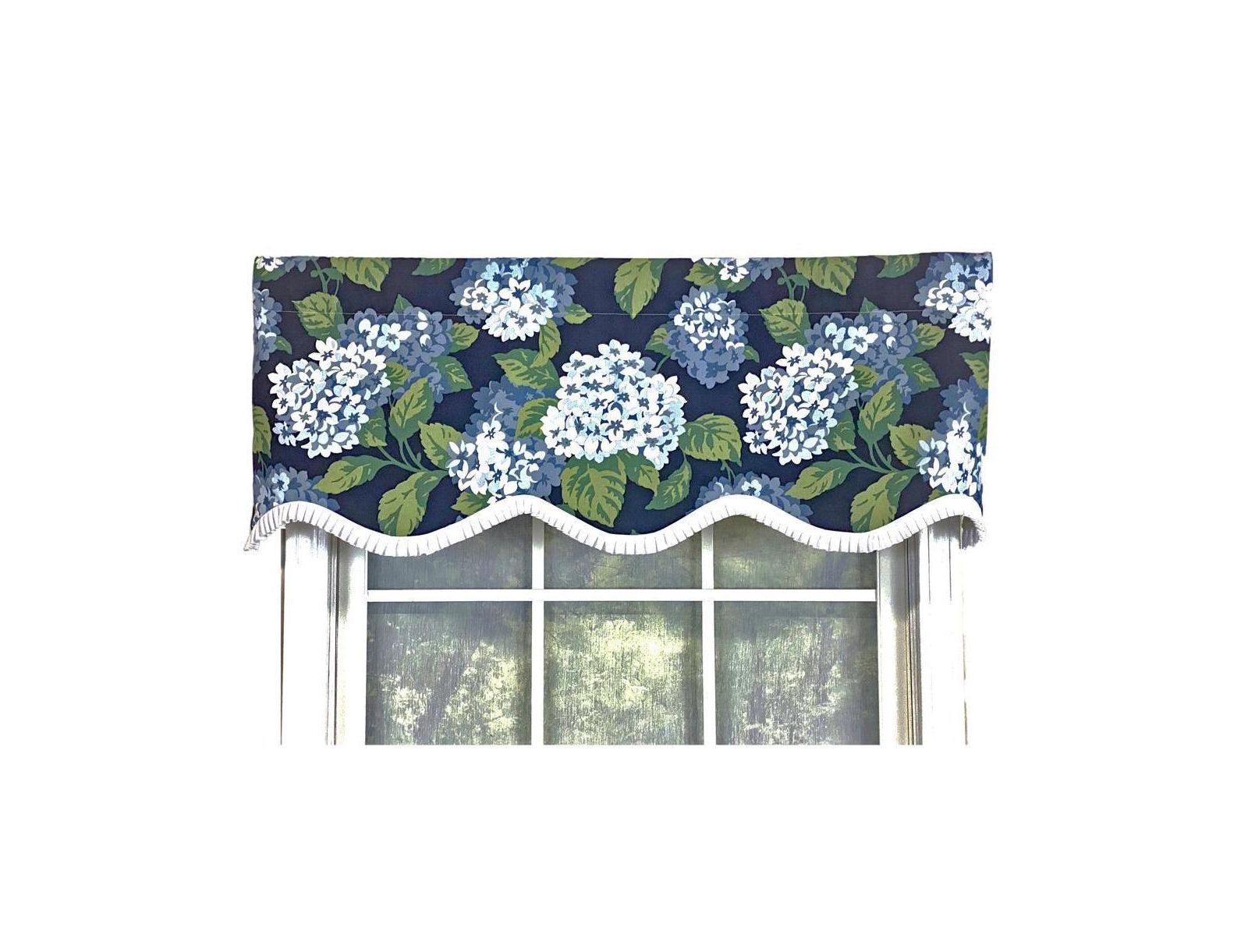 Занавески RLF Home Hydrangea Ruffled Provance с карманом для штанги