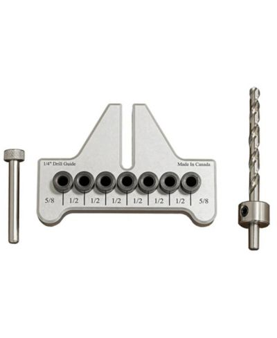 JessEm 08351 1/4 Inch Dowelling Jig Kit Precision Woodworking Joinery Tool with Main Body