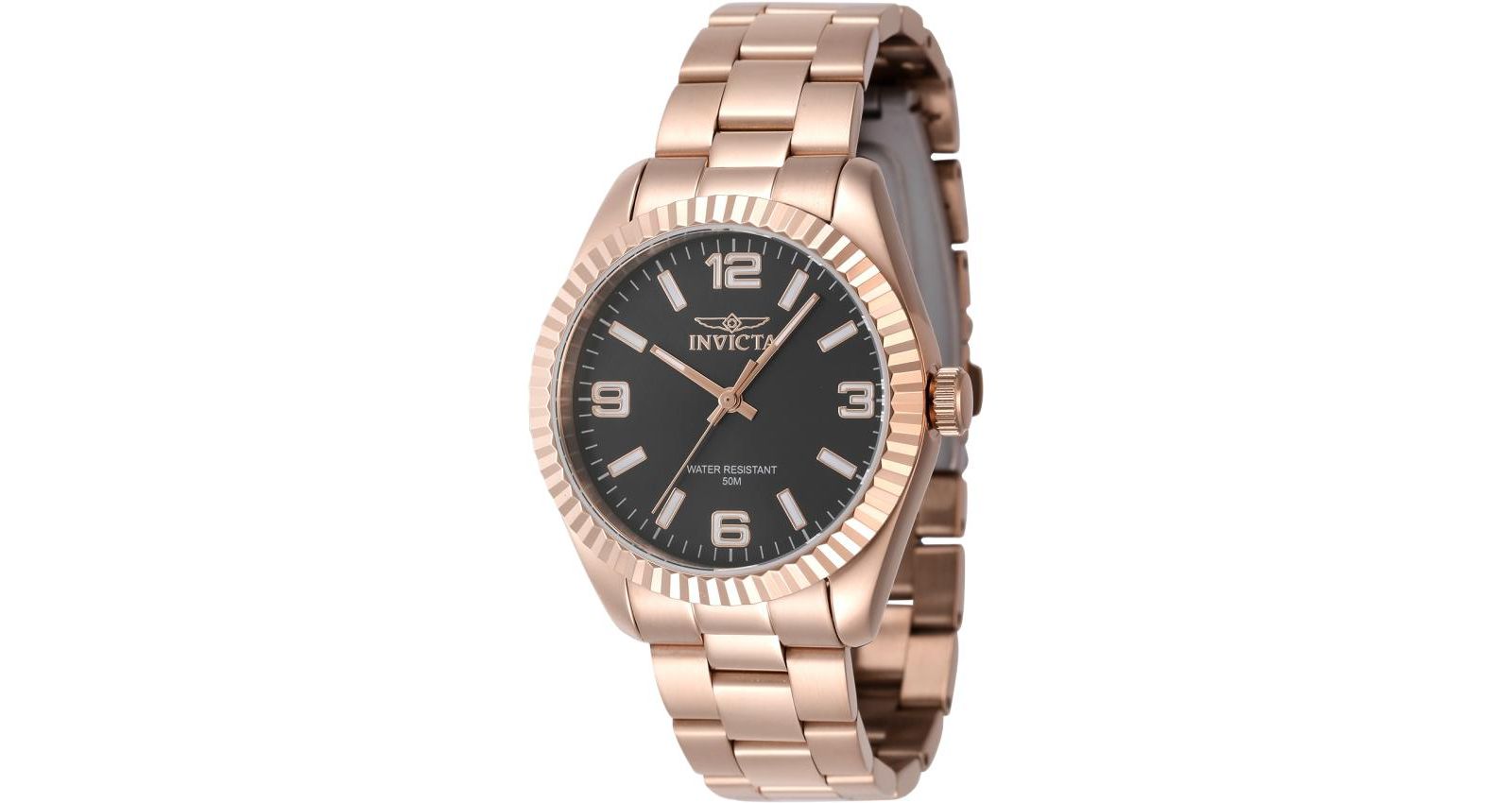 Invicta Women's 47476 Specialty Quartz 3 Hand Black Dial Watch