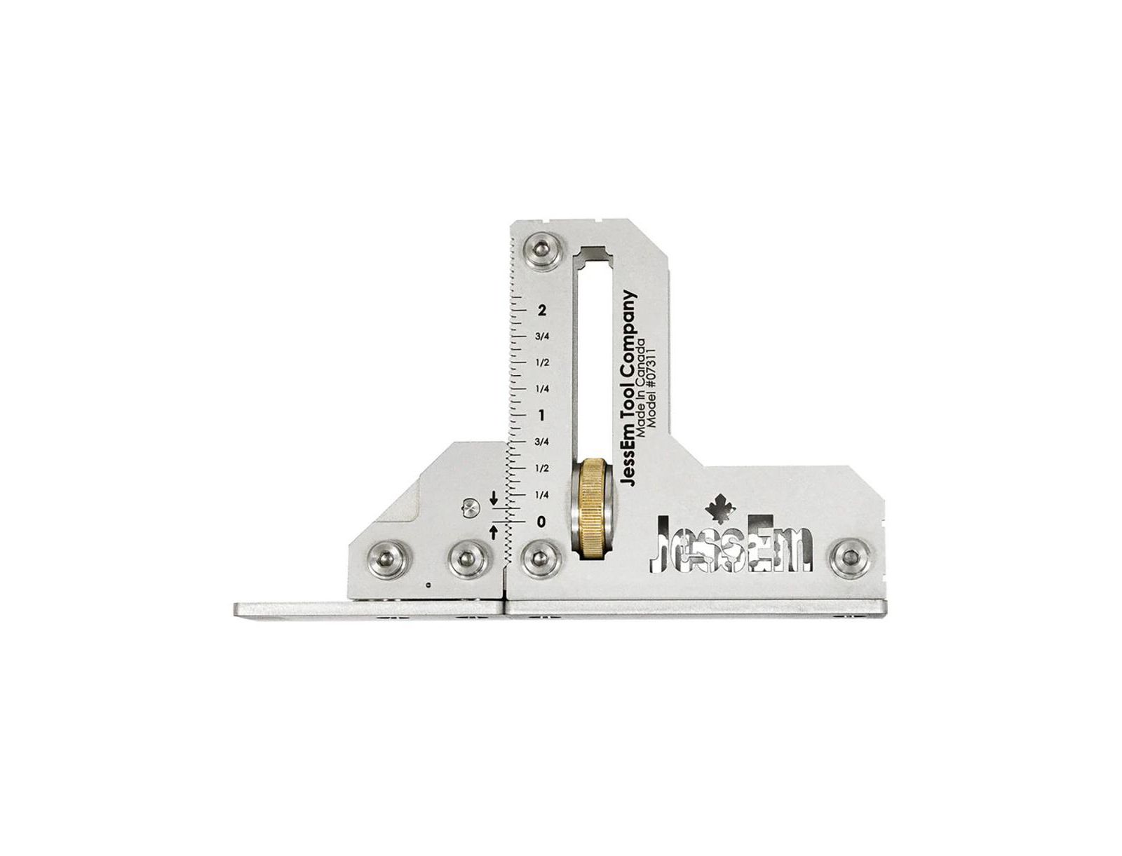 Измеритель калибра JessEm 07311 - Imperial - Small 14 Guage Stainless Steel Tool Setting Gauge