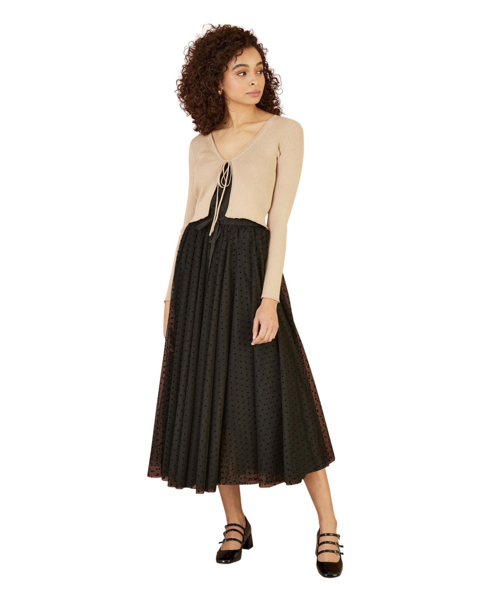 Болеро Yumi Women's Metallic Rib Knit