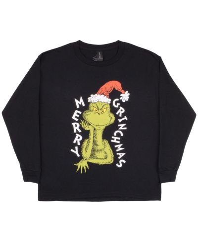 The Grinch Merry Grinchmas Big Boys Long Sleeve Tee