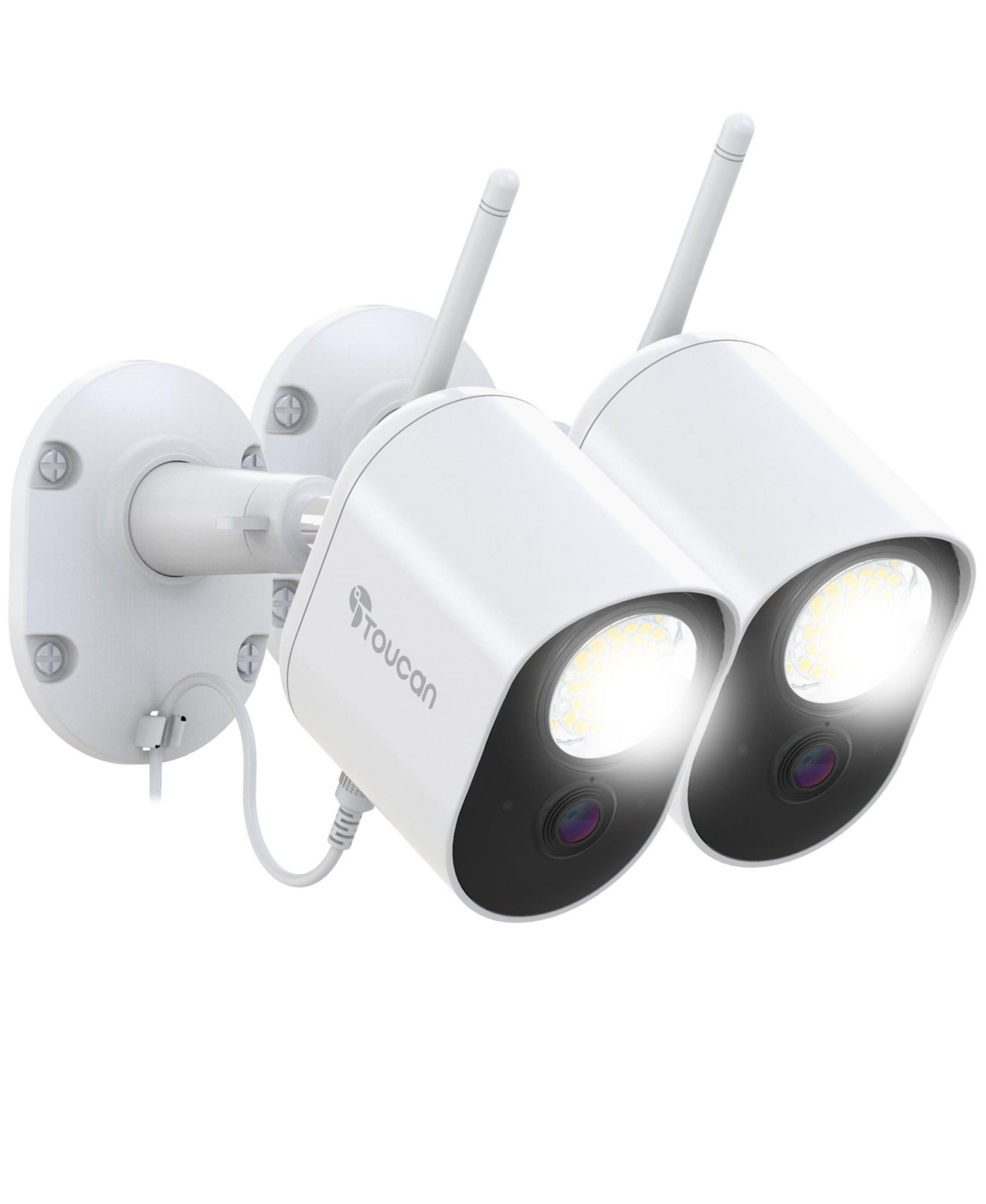 Прожекторная камера Toucan Security 2-Pack, подписка не требуется