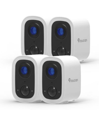 Беспроводная камера безопасности Toucan S4 комплект из 4 шт. без подписки