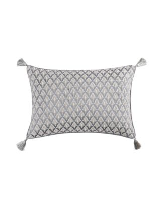 Декоративная подушка J Queen New York Krista Woven Foulard Boudoir, 14" x 21"