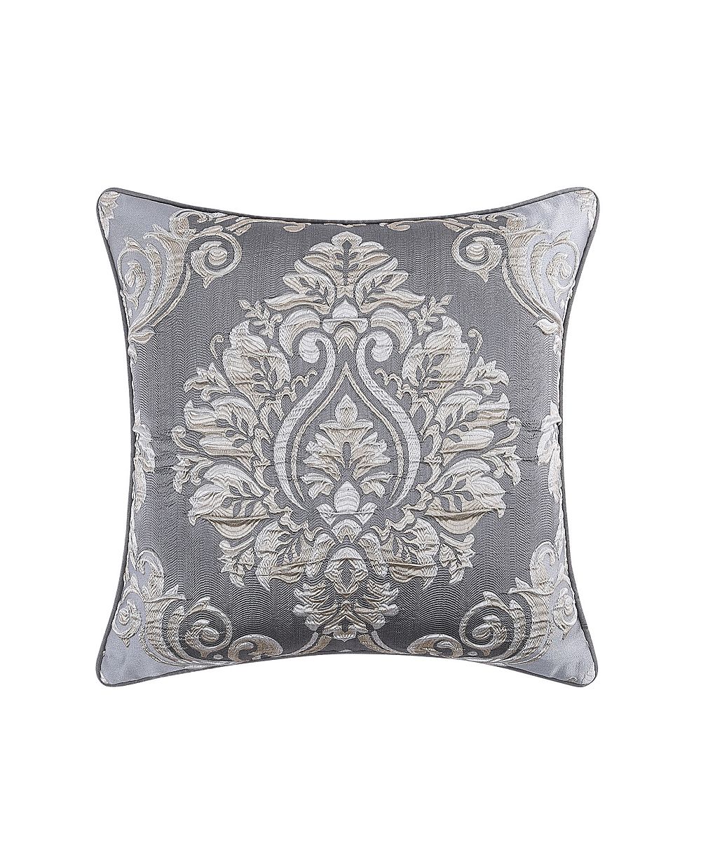 J Queen New York Krista Woven Damask Decorative Pillow, 20" x 20"