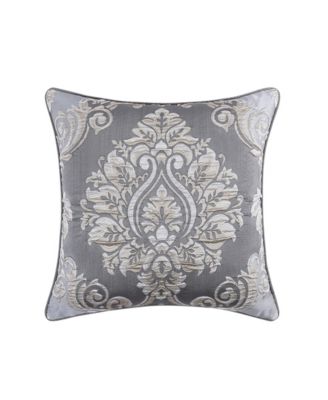 J Queen New York Krista Woven Damask Decorative Pillow, 20" x 20"
