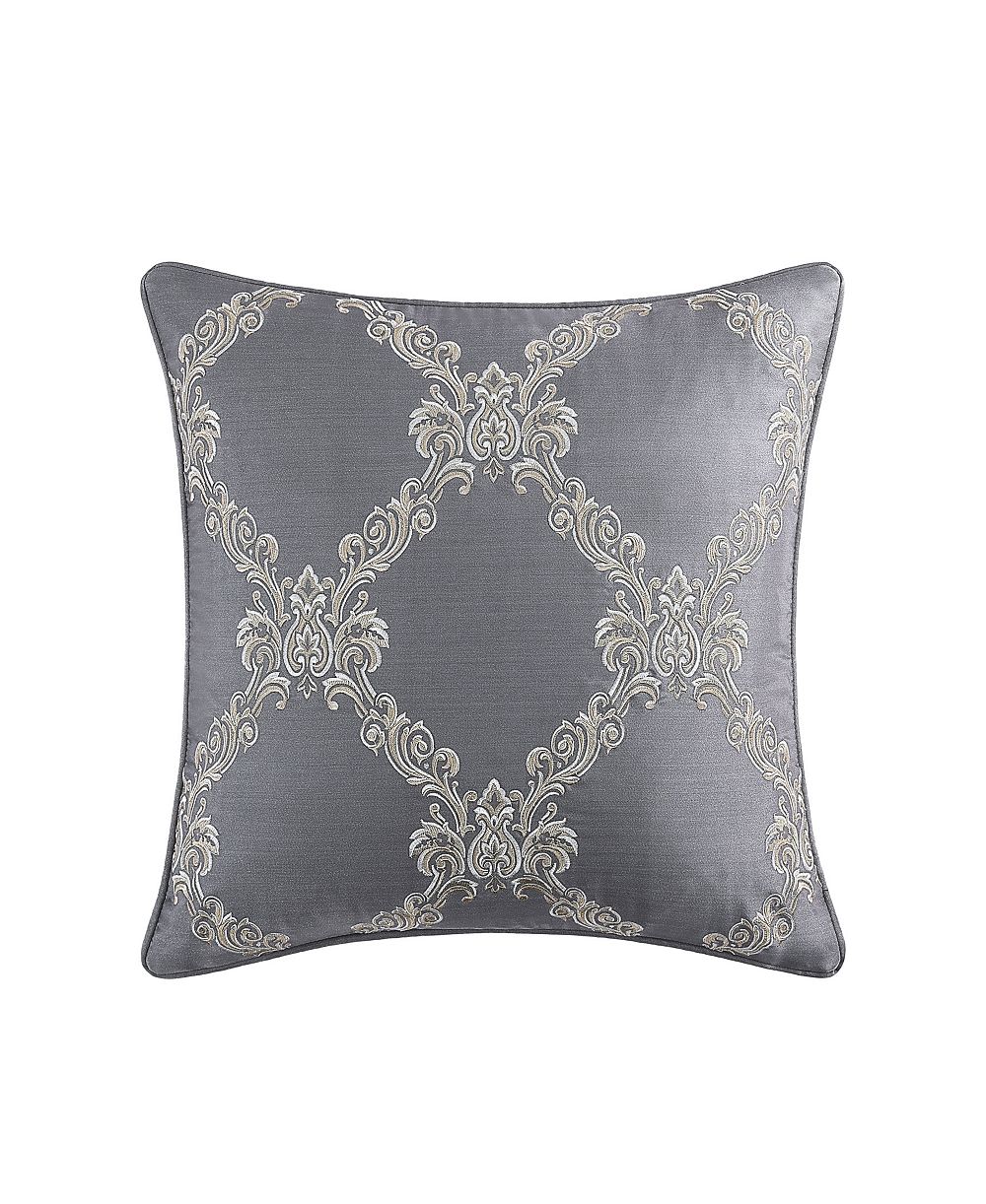 J Queen New York Krista Embroidered Decorative Pillow, 20" x 20"