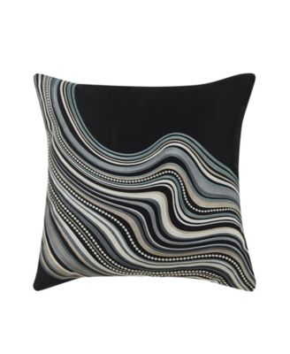 Декоративная подушка J Queen New York Parallel Embroidered, 18" x 18"