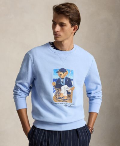 Мужская толстовка Polo Ralph Lauren с длинным рукавом и круглым вырезом