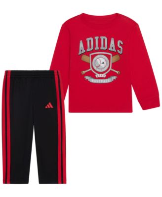 Детский комплект adidas: футболка с длинным рукавом и брюки, 2 части
