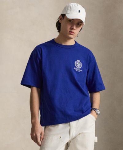 Polo Ralph Lauren Men's Jersey Graphic Relaxed-Fit T-Shirt