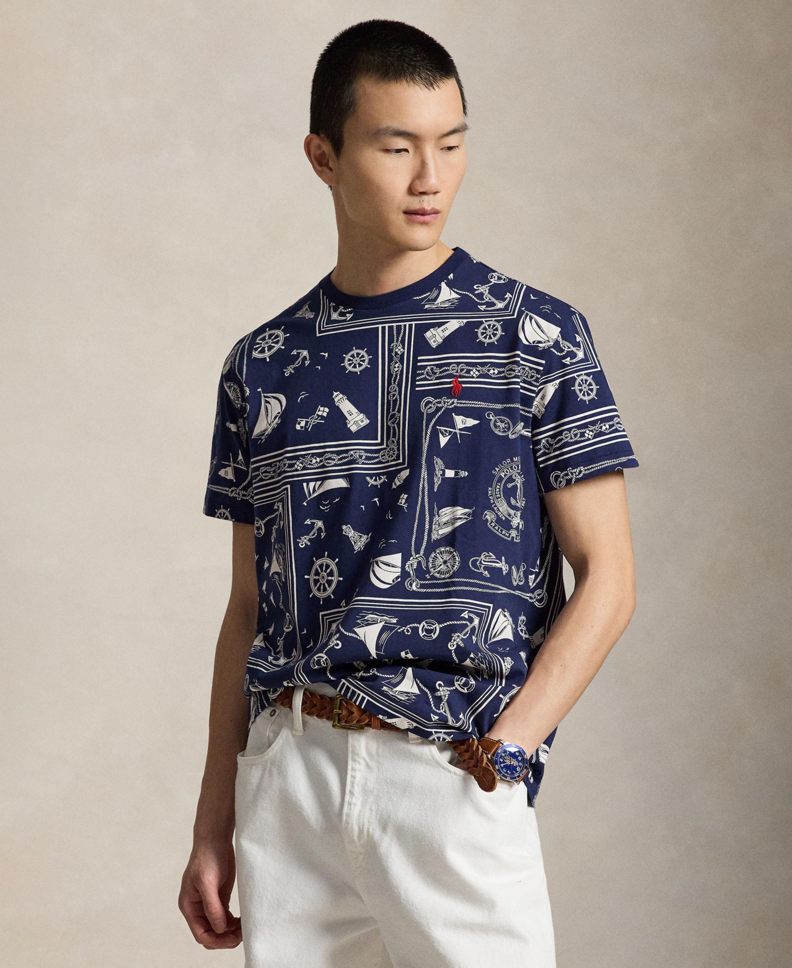 Polo Ralph Lauren Men's Printed Crewneck T-Shirt