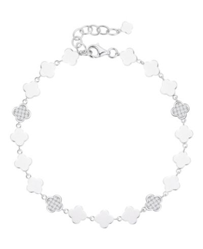 Браслет Macy's Diamond (1/4 ct. t.w.) из стерлингового серебра