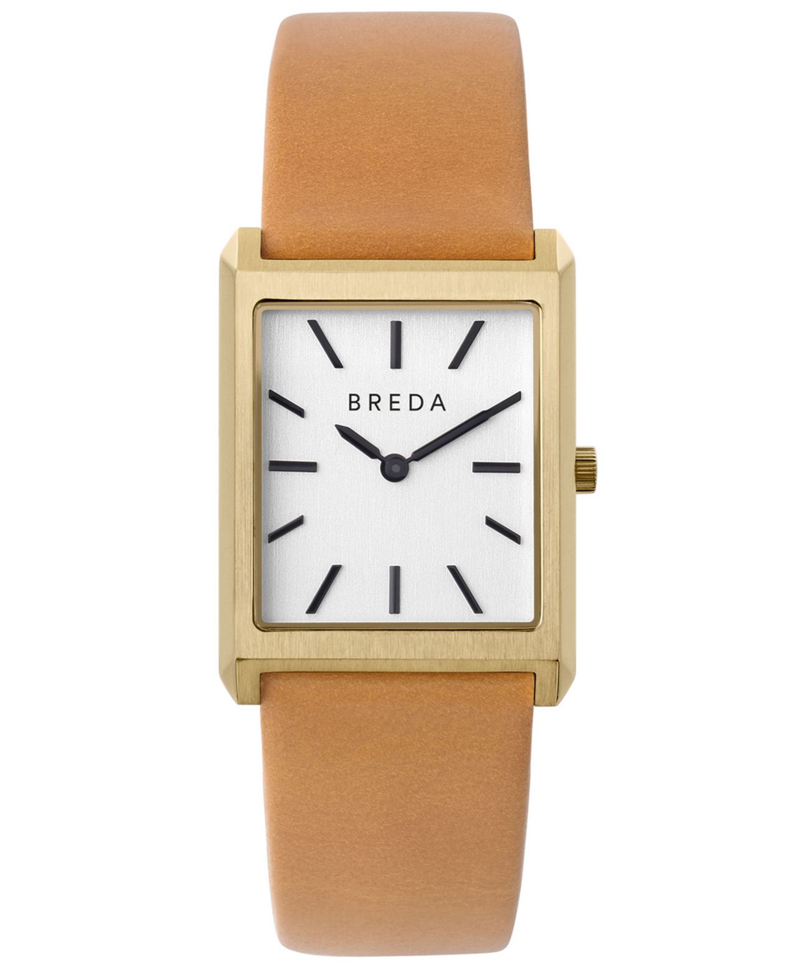 BREDA Women's 'Virgil' 1736a Brown Leather Strap Watch, 26mm