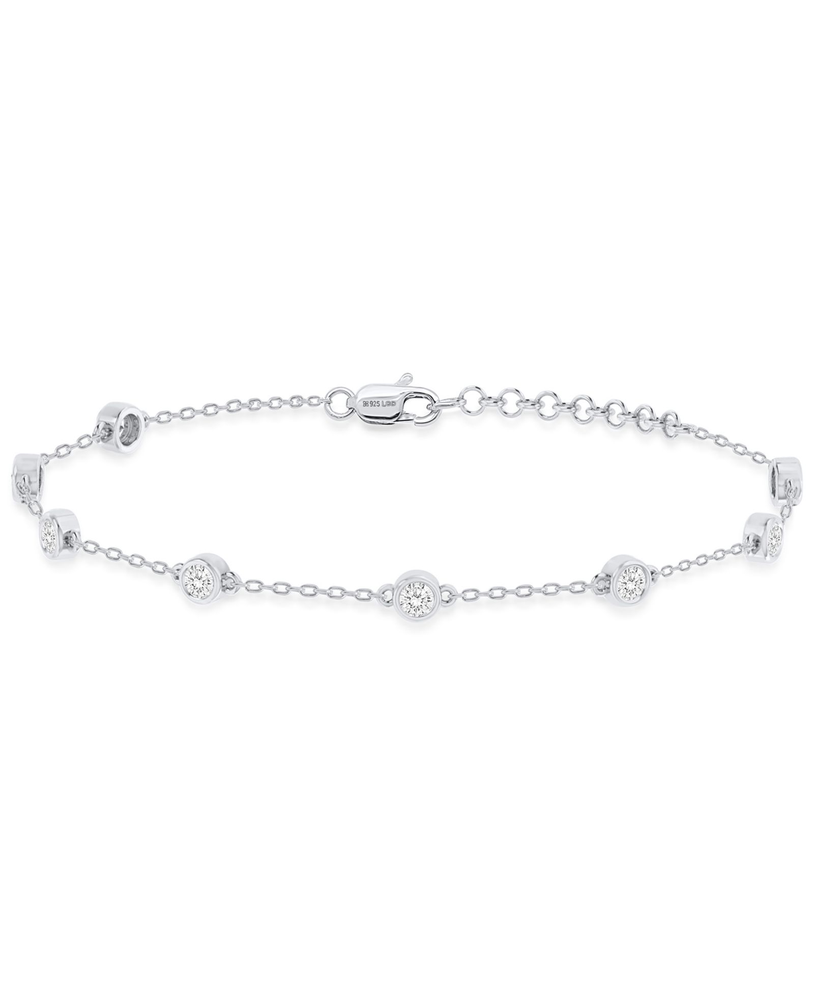Браслет Forever Grown Diamonds Lab-Grown Diamond из стерлингового серебра