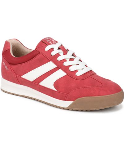 Red Faux Nubuck