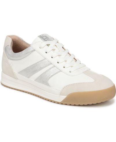 White/Silver Faux Nubuck