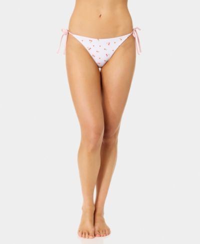 Женские плавки для плавания California Waves Women's Ditsy Reversible-Tie Side Swim Bottoms