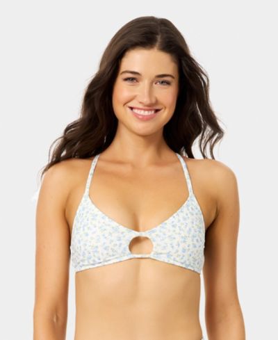 Женский бикини-топ California Waves Ditsy Wide Rib Swim