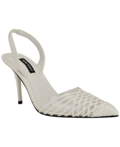 Женские туфли-лодочки Nine West Pemma Woven Slingback Stiletto