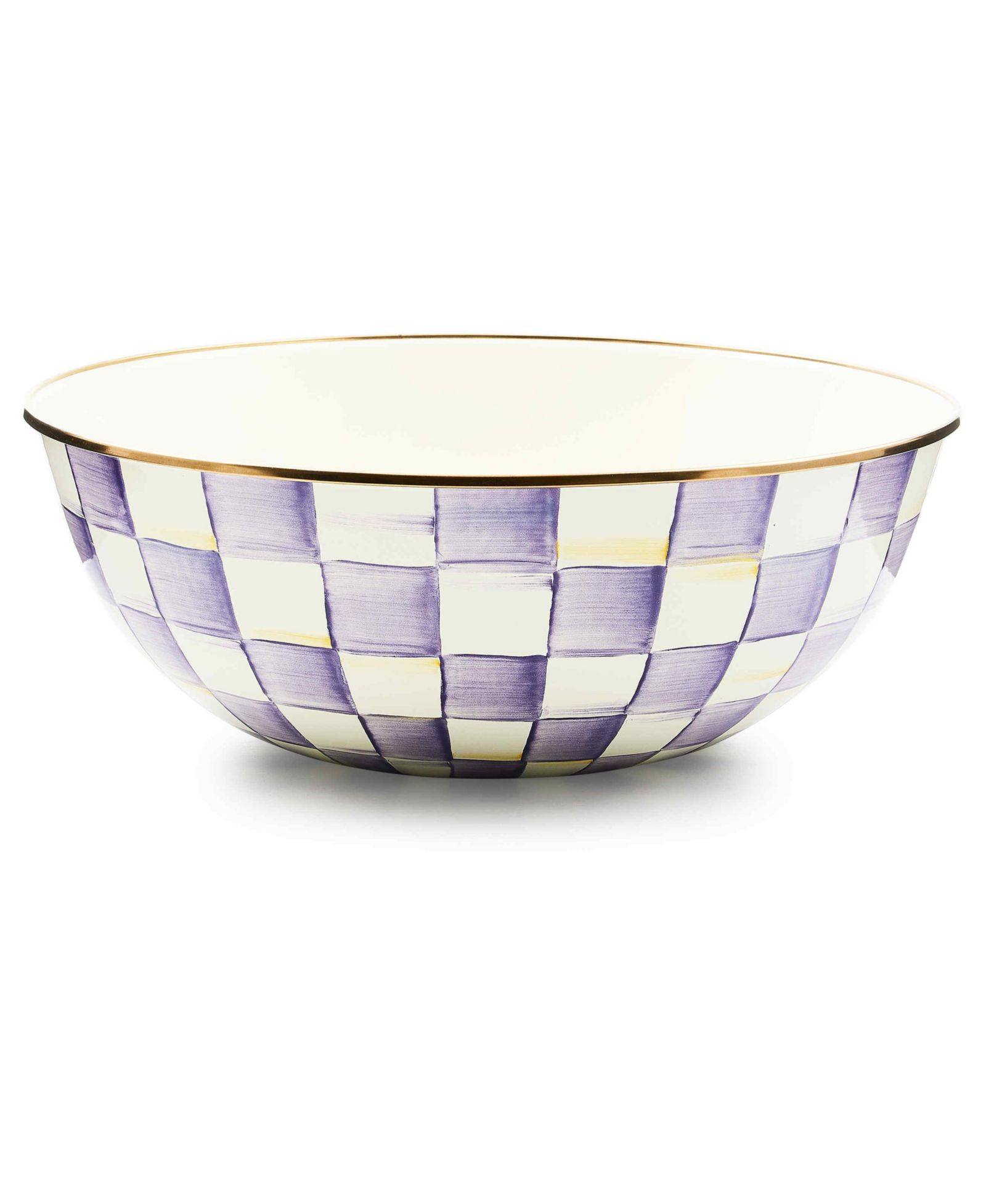 Миска MacKenzie-Childs Violet Check Extra Large Everyday