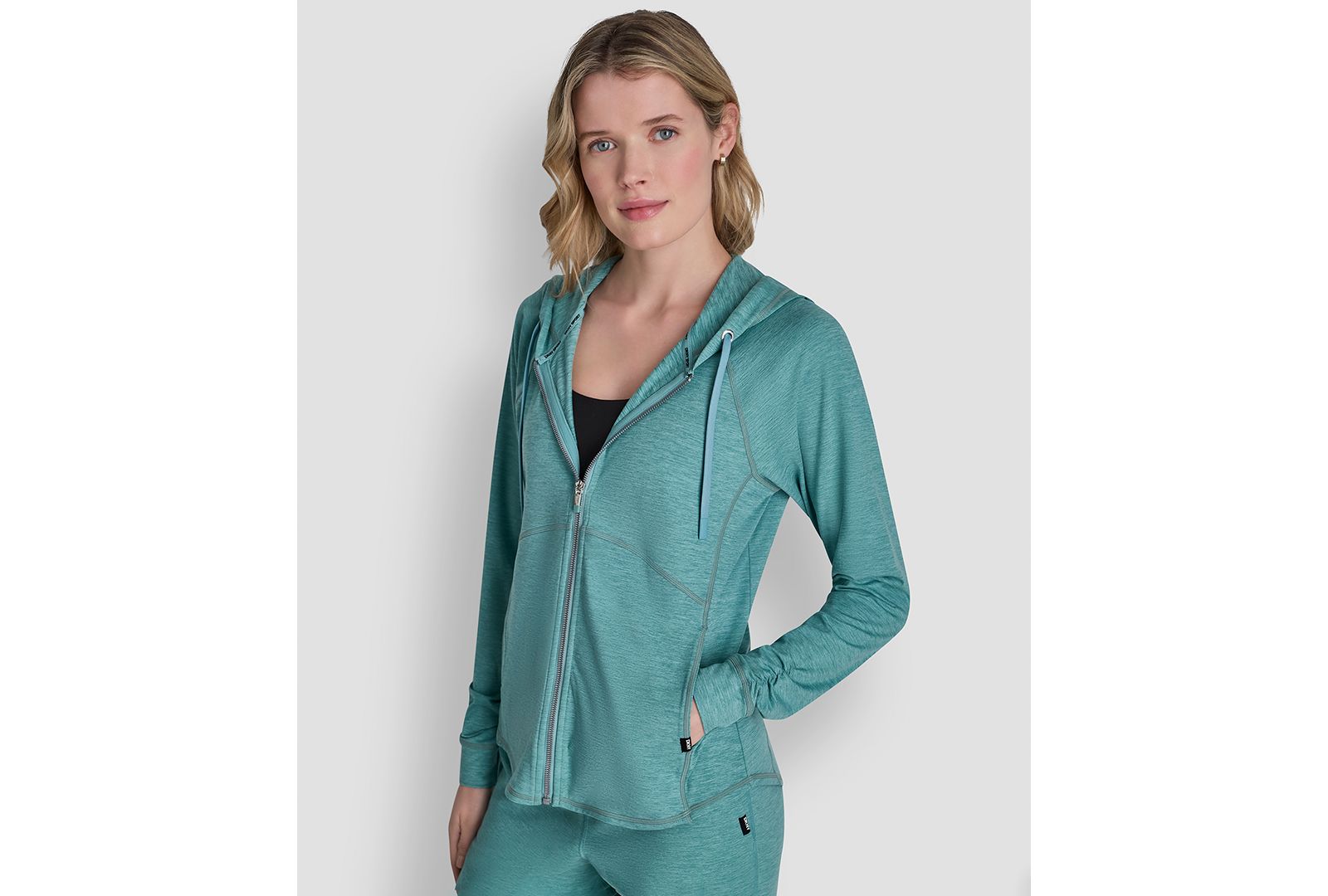 Женское худи DKNY Sport Full-Zip Long-Sleeve