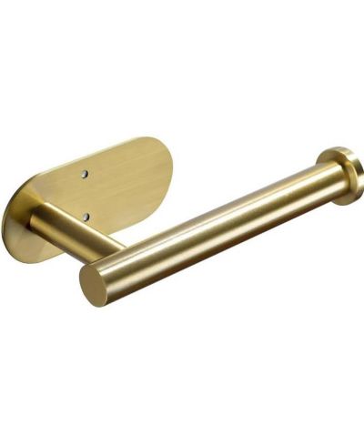 Держатель для туалетной бумаги YIGII Adhesive Brushed Brass SUS 304 Stainless Steel