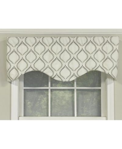 Go Getter Cornice 3" Rod Pocket Valance 50" x 17" Moonstone by RLF Home