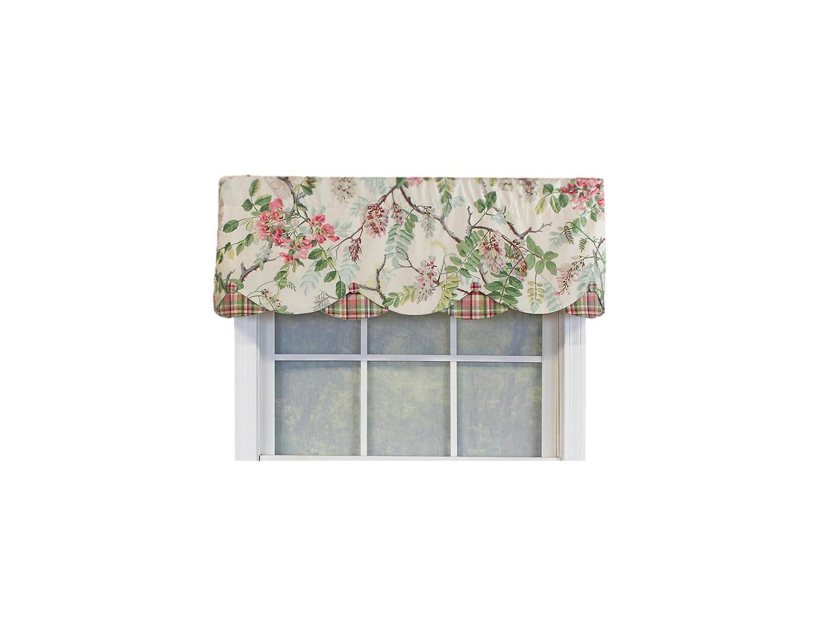 Heirloom Garden Petticoat Spring 3" Rod Pocket Valance 50" x 16" by RLF Home