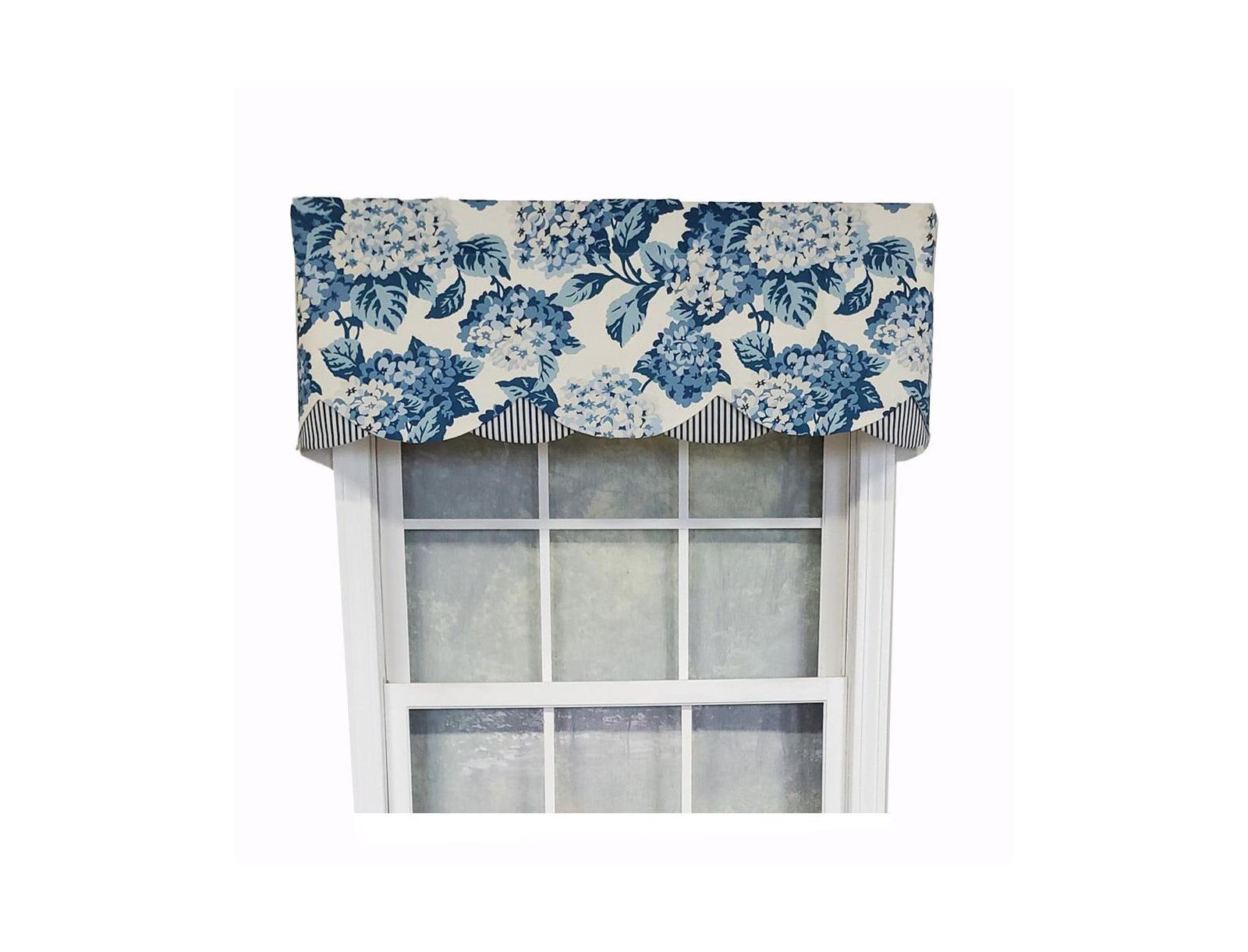 RLF Home Luxurious Modern Design Classic Summer Wind Petticoat Style Window Valance