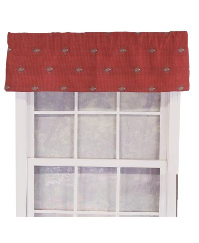 Короткая занавеска RLF Home Bubbles из хлопка с подкладкой и карманом для штанги 3"