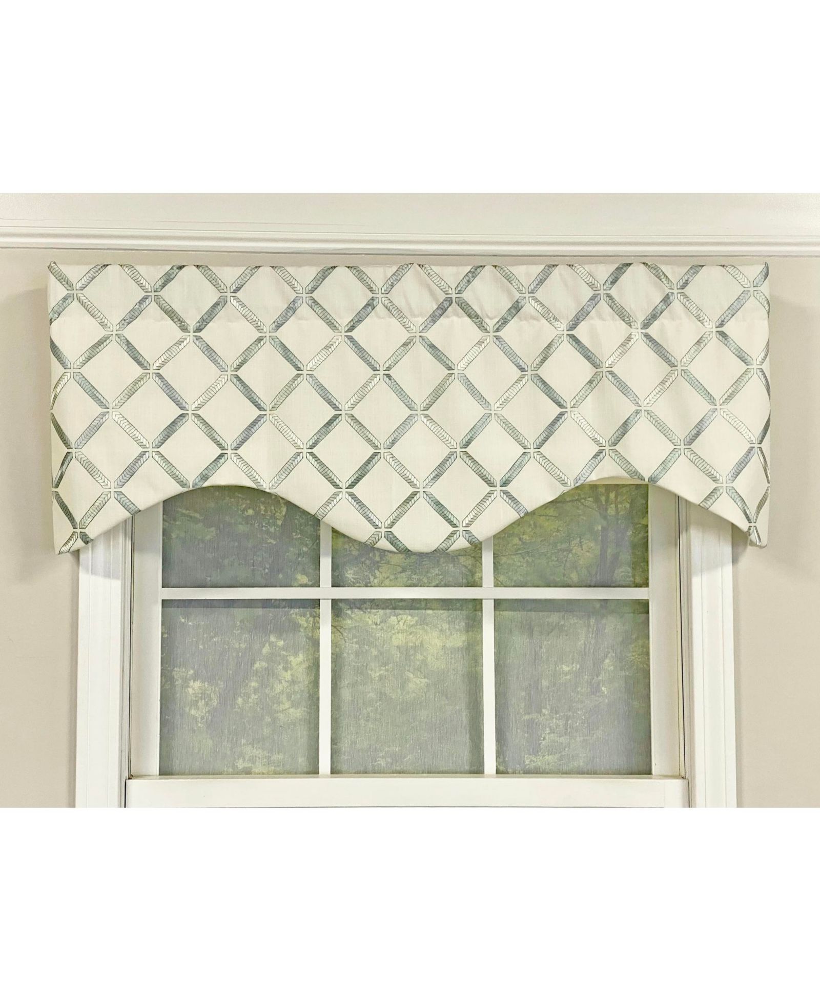Валанс для окна RLF Home Granville Cornice 3" Rod Pocket 50" x 17"
