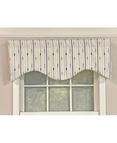 RLF Home Go Getter Cornice 3" Rod Pocket Window Valance 50" x 17"
