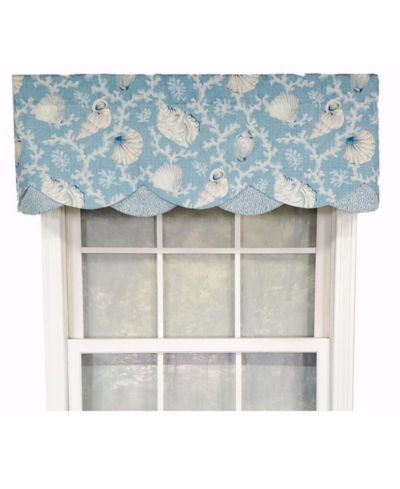 RLF Home роскошная современная классическая занавеска для окна в стиле Windamar 50" x 15" Coral
